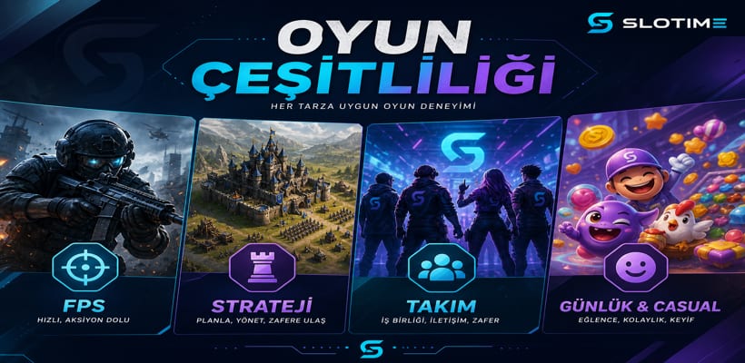 Slotime Online Oyun Çeşitliliği ve Kategoriler